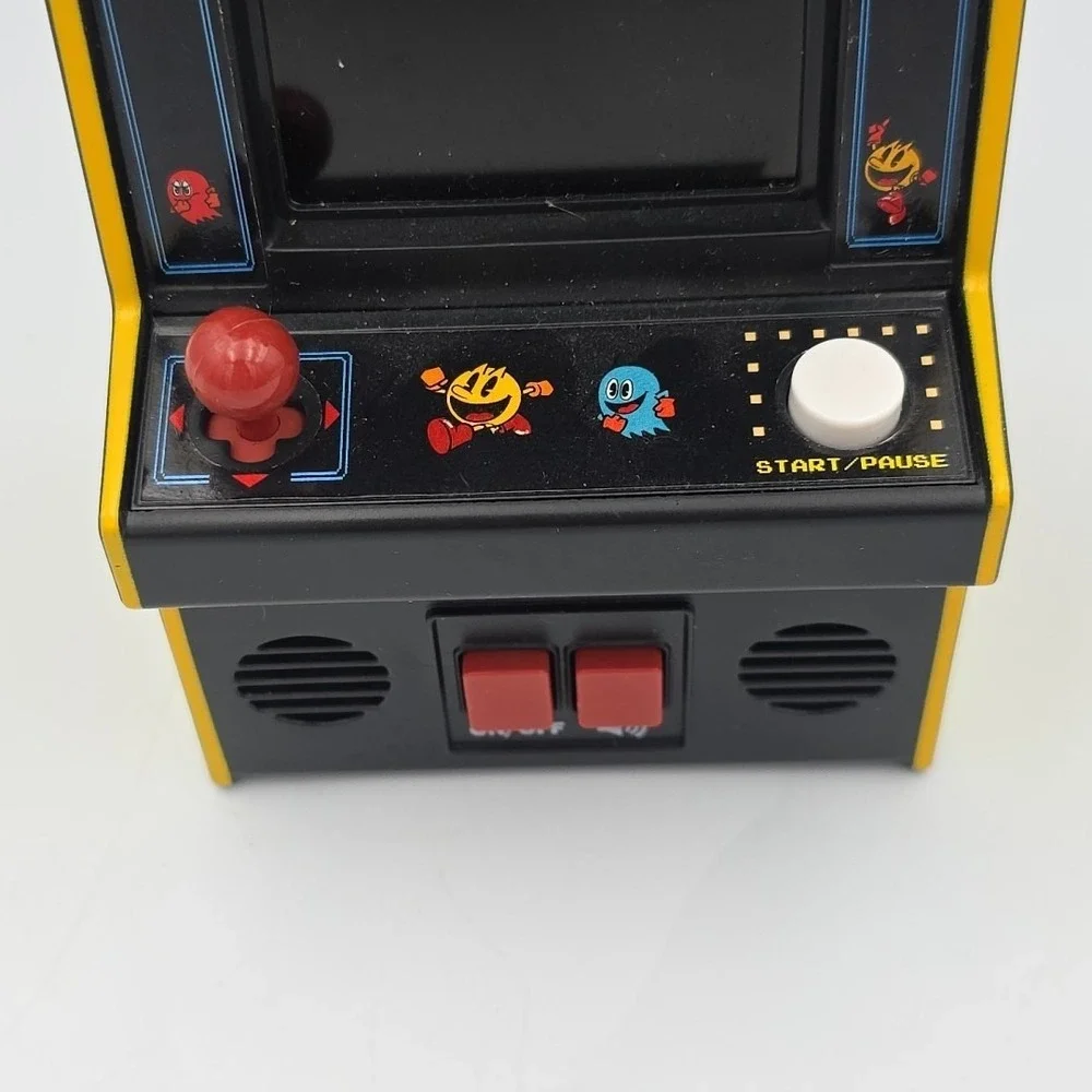 Pac-Man Mini Hand Held Arcade Game Bandai Namco Tested & Works
